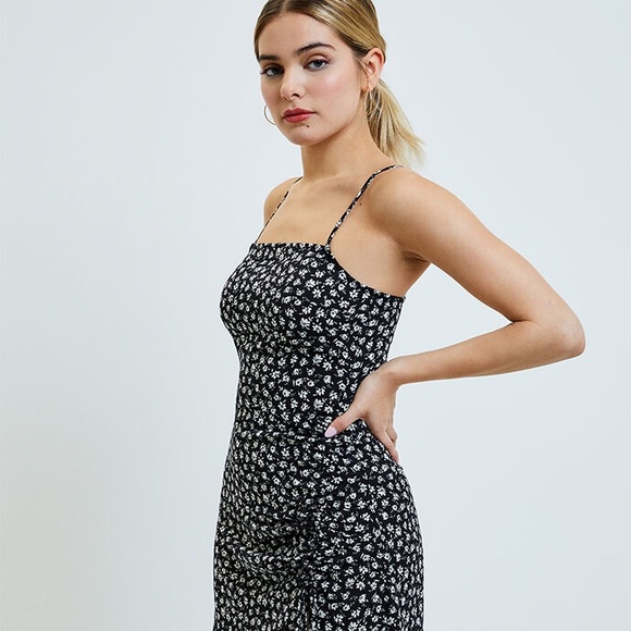 NWT KENDALL AND KYLIE SIDE CINCHED MIDI DRESS XS - Picture 4 of 6